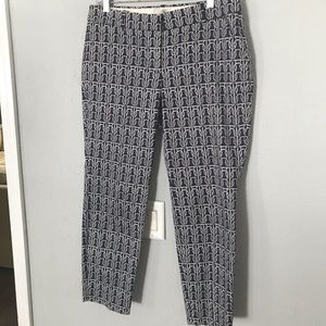 J. Crew Cafe Capri nautical design